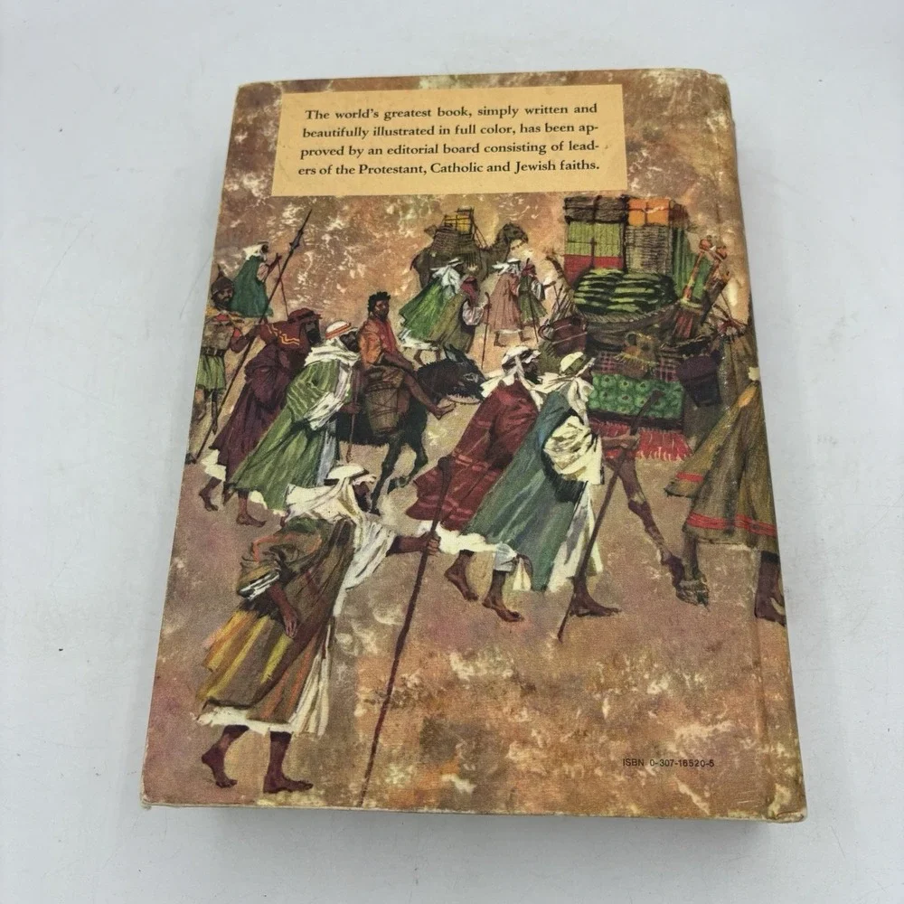 Vintage The Children's Bible Golden Press Illustrated Stories Hardcover 1965‎